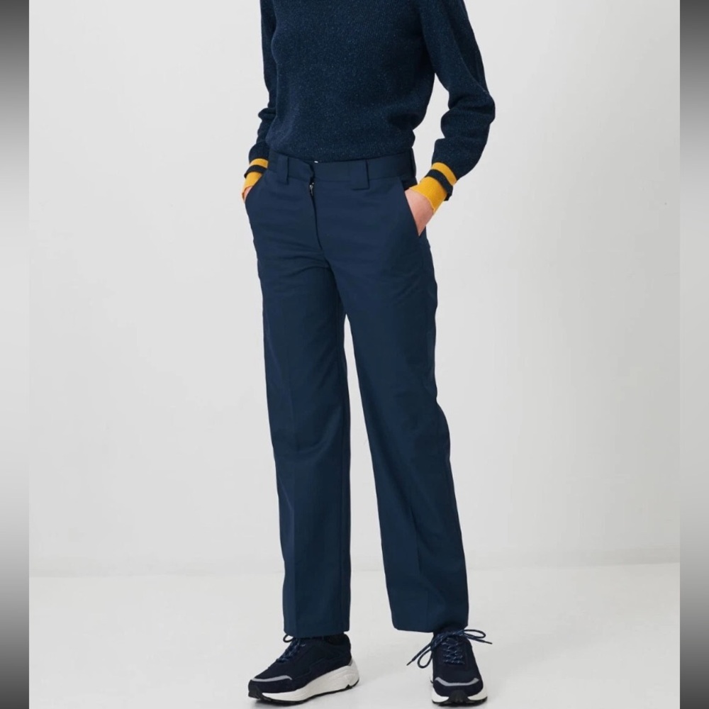 NWT WOOD WOOD Navy Veneda Trousers Size 38